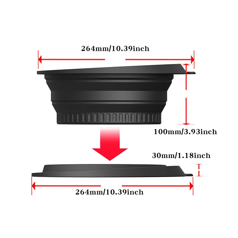 Collapsible Face Ice Bath BowlPortable Reusable Ice Bath BowlSilicone Bowl For Soaking Face Ice BathKitchen Bathroom Products